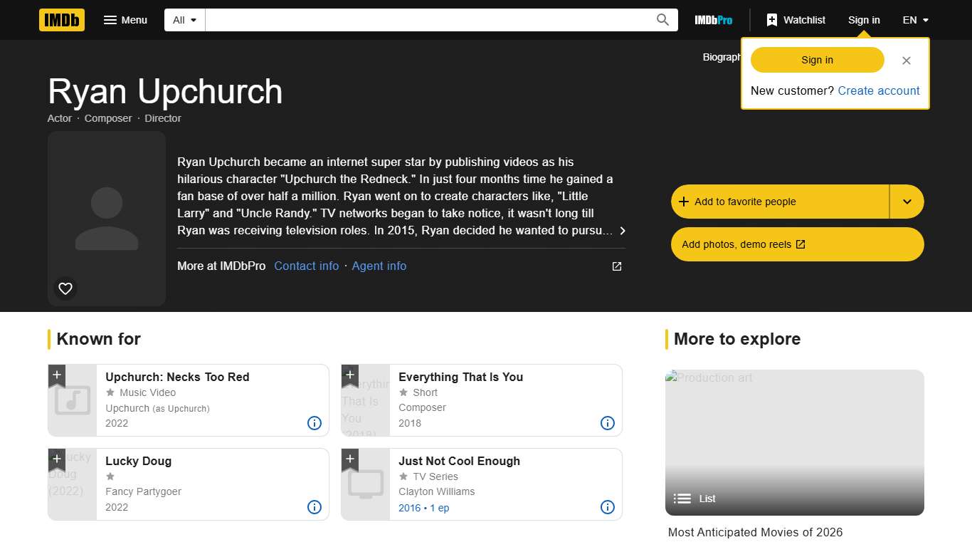 Ryan Upchurch - IMDb